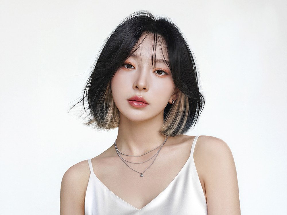 리안헤어 신불당점 천안 불당동 미용실 염색 - 포인트 염색 스타일