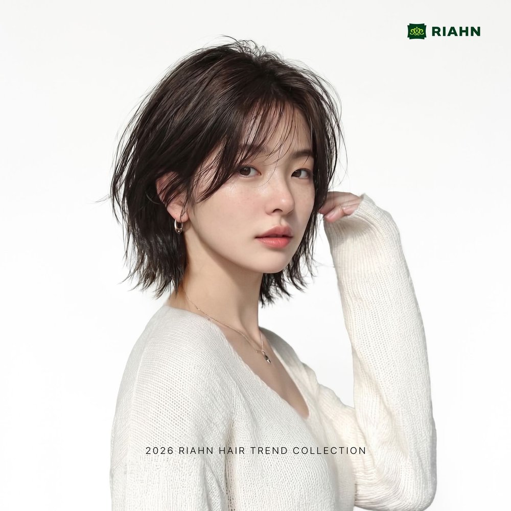 리안헤어 신불당점 천안 불당동 미용실 염색 - 브라운 염색 스타일